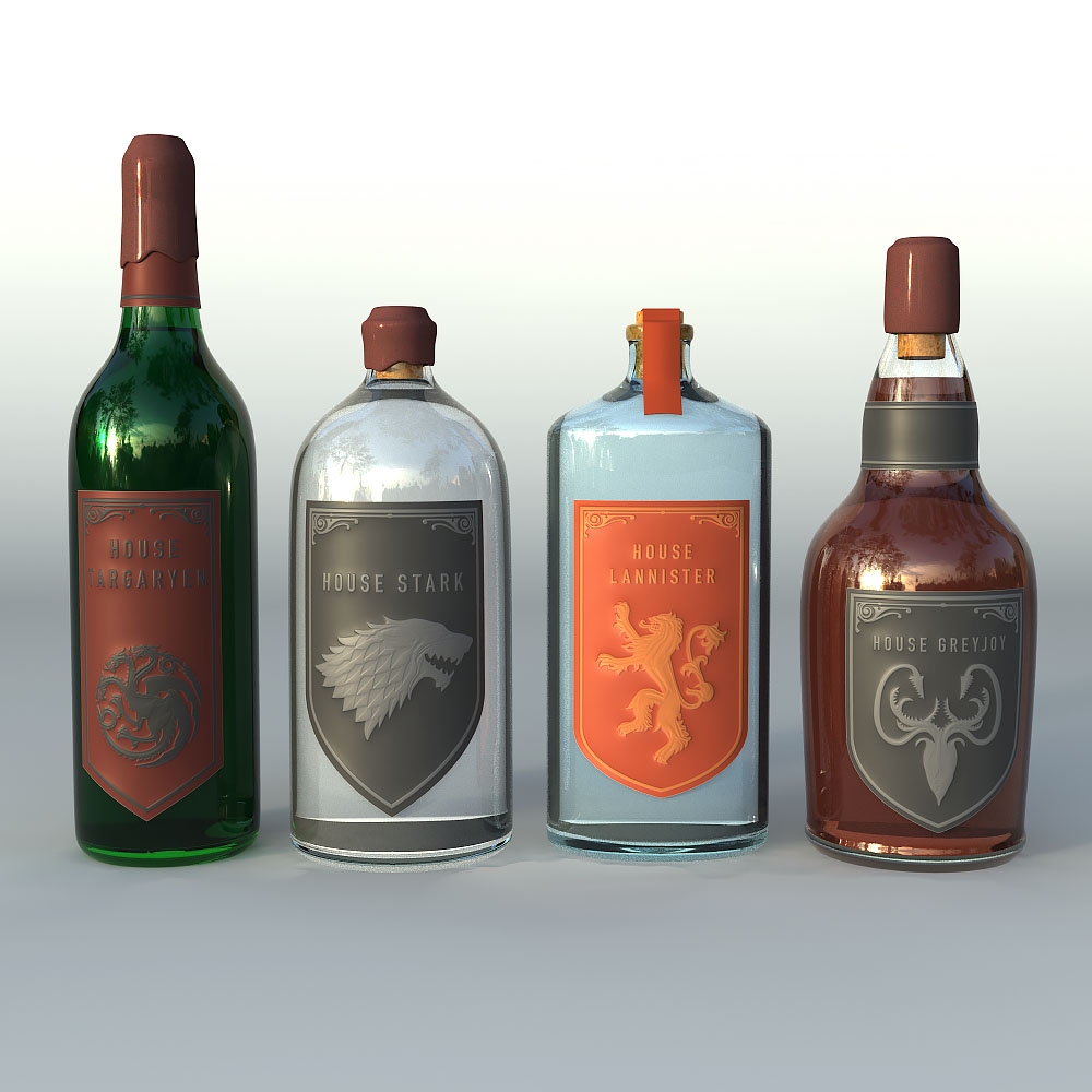 game of thrones bottle lineup