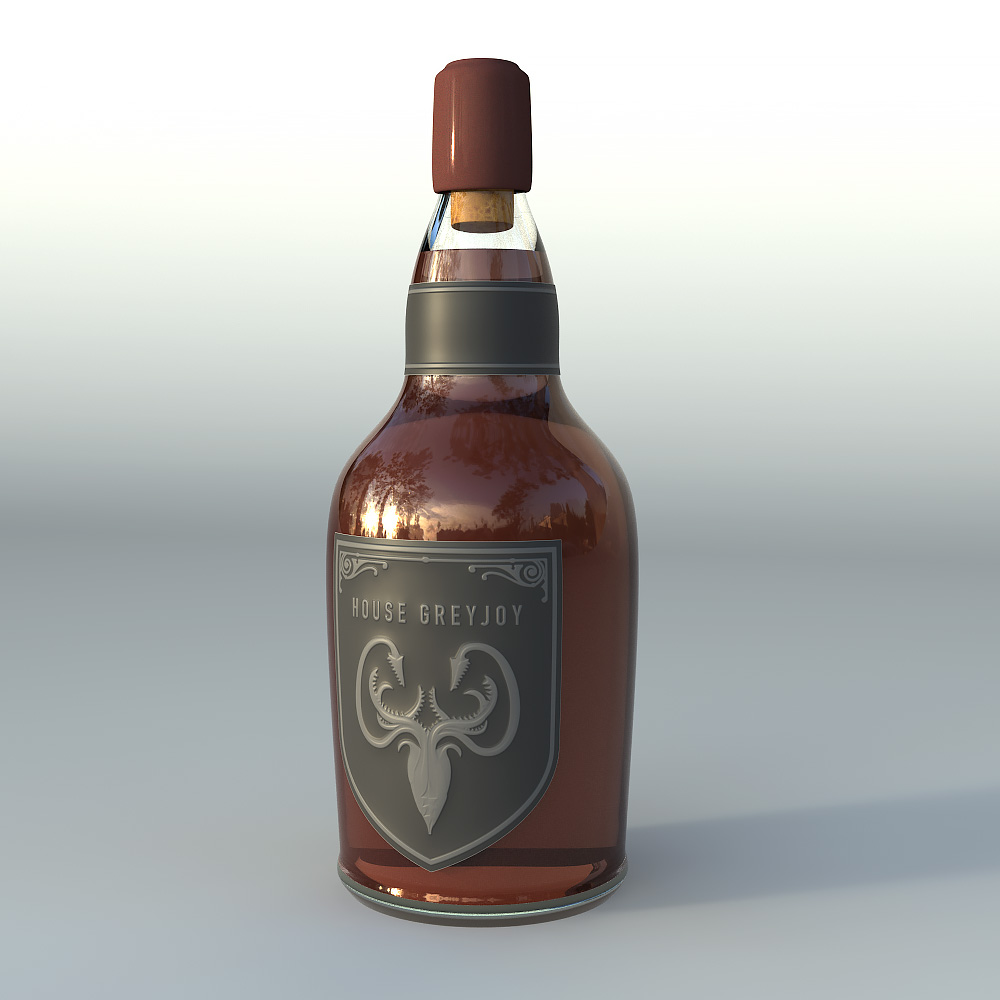 house greyjoy navy rum bottle