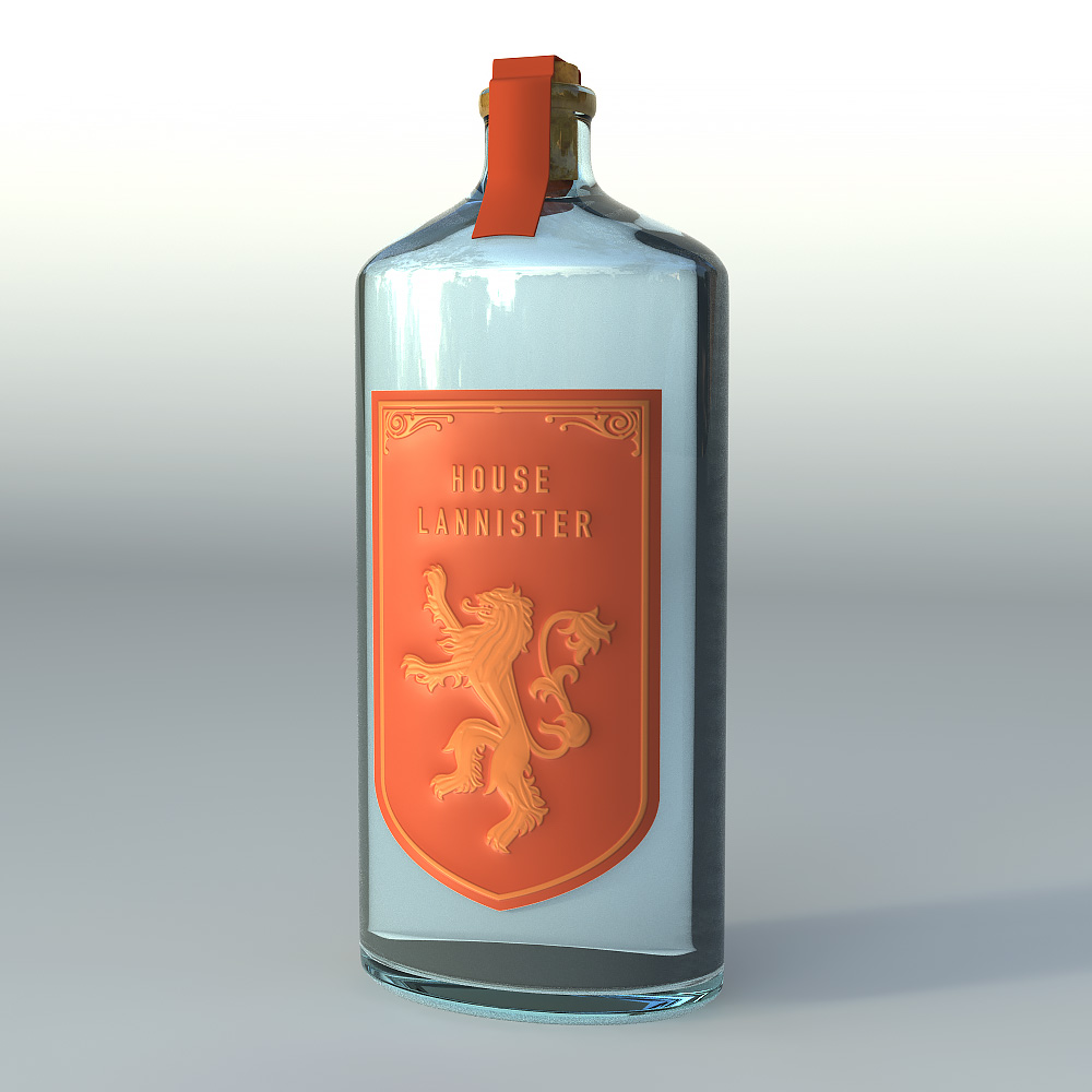 house lannister gin bottle